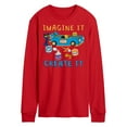thumbnail image 1 of Pete The Cat - Imagine It Create It Race Car - Men's Long Sleeve T-Shirt, 1 of 5