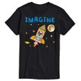 thumbnail image 1 of Pete The Cat - Imagine Space Rocket - Men's Short Sleeve Graphic T-Shirt, 1 of 6