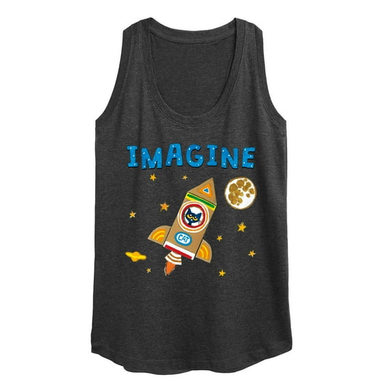 Pete The Cat - Imagine Space Rocket - Women's Racerback Tank Top