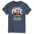 thumbnail image 1 of Pete The Cat - It's All Groovy Collegiate - Men's Short Sleeve Graphic T-Shirt, 1 of 5