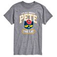 thumbnail image 1 of Pete The Cat - It's All Groovy Collegiate - Men's Short Sleeve Graphic T-Shirt, 1 of 5