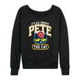 thumbnail image 1 of Pete The Cat - It's All Groovy Collegiate - Women's French Terry Long Sleeve Shirt, 1 of 5