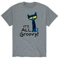 thumbnail image 1 of Pete The Cat - It's All Groovy - Men's Short Sleeve Graphic T-Shirt, 1 of 6