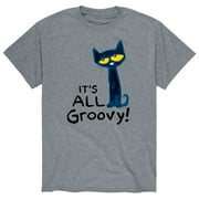 Pete The Cat - Its All Groovy Mens Short Sleeve Graphic T-Shirt