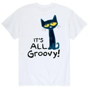 Pete The Cat - Its All Groovy - Mens Short Sleeve Graphic T-Shirt