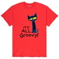 thumbnail image 1 of Pete The Cat - It's All Groovy - Men's Short Sleeve Graphic T-Shirt, 1 of 5