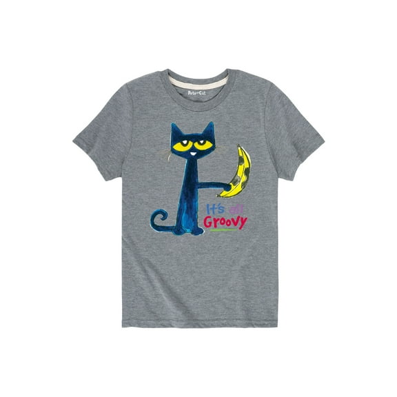 Pete The Cat - It's All Groovy - Toddler Short Sleeve Graphic T-Shirt