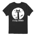 thumbnail image 1 of Pete The Cat - It's All Spooky Moon Graphic One Color - Youth Short Sleeve Graphic T-Shirt, 1 of 5