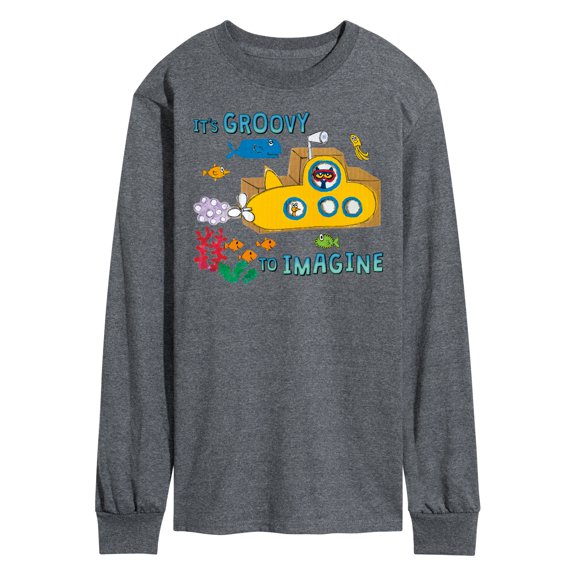 Pete The Cat - It's Groovy To Imagine - Men's Long Sleeve T-Shirt