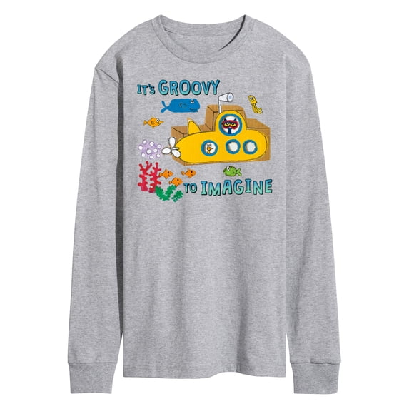 Pete The Cat - It's Groovy To Imagine - Men's Long Sleeve T-Shirt