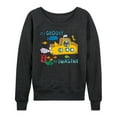 thumbnail image 1 of Pete The Cat - It's Groovy To Imagine - Women's Lightweight French Terry Long Sleeve Shirt, 1 of 6
