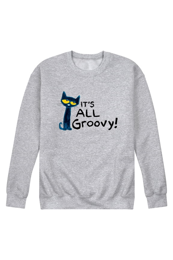 - Its All Groovy - Men's Crew Fleece Sweatshirt