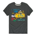 thumbnail image 1 of Pete The Cat - Its Groovy To Imagine - Toddler And Youth Short Sleeve Graphic T-Shirt, 1 of 6
