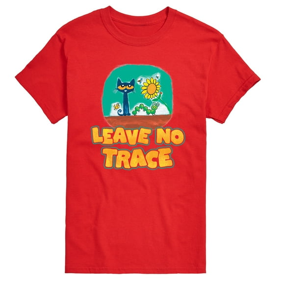 Pete The Cat - Leave No Trace Camping - Men's Short Sleeve Graphic T-Shirt
