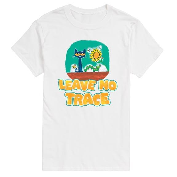 Pete The Cat - Leave No Trace Camping - Men's Short Sleeve Graphic T-Shirt