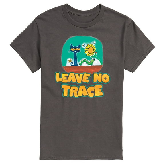 Pete The Cat - Leave No Trace Camping - Men's Short Sleeve Graphic T-Shirt