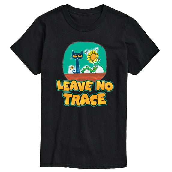 Pete The Cat - Leave No Trace Camping - Men's Short Sleeve Graphic T-Shirt