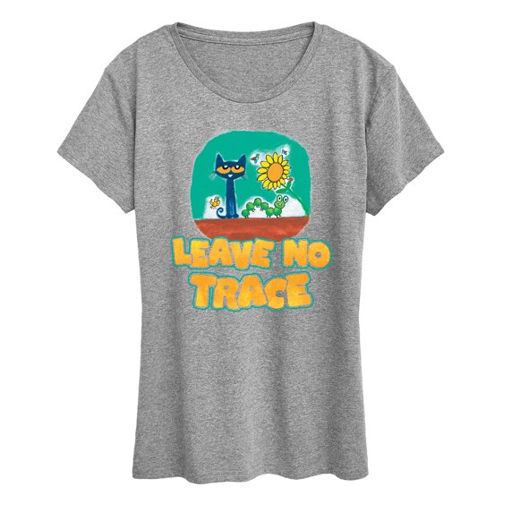 Pete The Cat - Leave No Trace - Women's Short Sleeve Graphic T-Shirt
