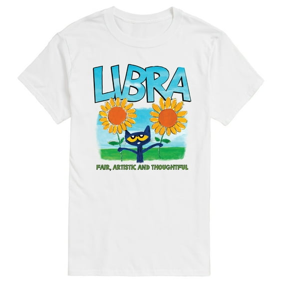 Pete The Cat - Libra - Men's Short Sleeve Graphic T-Shirt