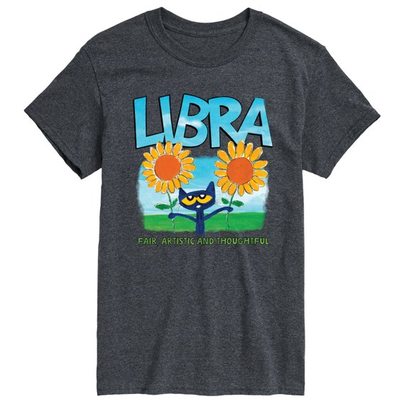 Pete The Cat - Libra - Men's Short Sleeve Graphic T-Shirt