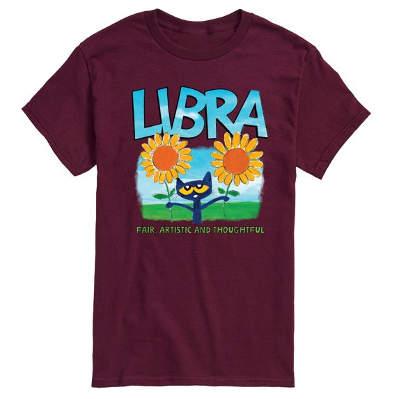 Pete The Cat - Libra - Men's Short Sleeve Graphic T-Shirt