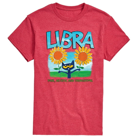 Pete The Cat - Libra - Men's Short Sleeve Graphic T-Shirt