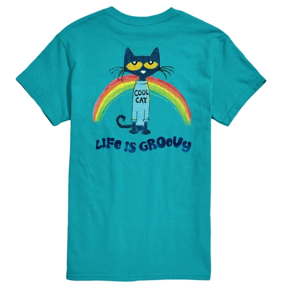 Pete The Cat - Life Is Groovy - Men's Short Sleeve Graphic T-Shirt
