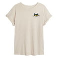 thumbnail image 1 of Pete The Cat - Life Is Groovy - Women's Oversized Graphic T-Shirt, 1 of 5