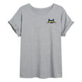 thumbnail image 1 of Pete The Cat - Life Is Groovy - Women's Oversized Graphic T-Shirt, 1 of 5
