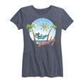 thumbnail image 1 of Pete The Cat - Life Is Just Beachy - Women's Short Sleeve Graphic T-Shirt, 1 of 5