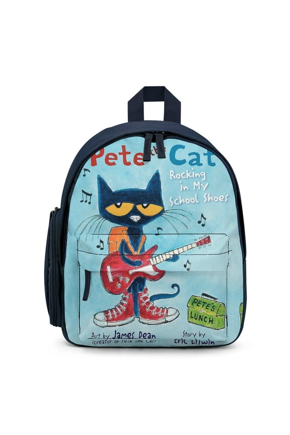 Pete The Cat Lightweight Backpack Shoulder Bags Bookbag Daypack Travel Camping