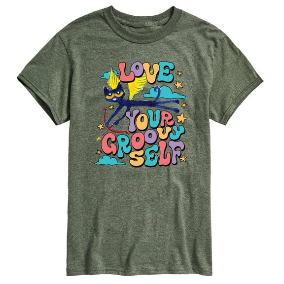 Pete The Cat - Love Yourself - Men's Short Sleeve Graphic T-Shirt