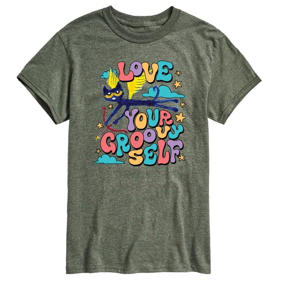 Pete The Cat - Love Yourself - Men's Short Sleeve Graphic T-Shirt