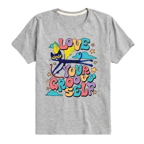 Pete The Cat - Love Yourself - Toddler And Youth Short Sleeve Graphic