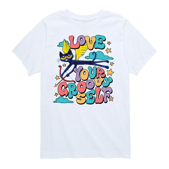 Pete The Cat - Love Yourself - Toddler And Youth Short Sleeve Graphic