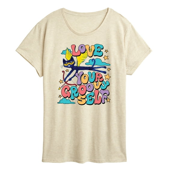 Pete The Cat - Love Yourself  - Women's Short Sleeve Graphic T-Shirt