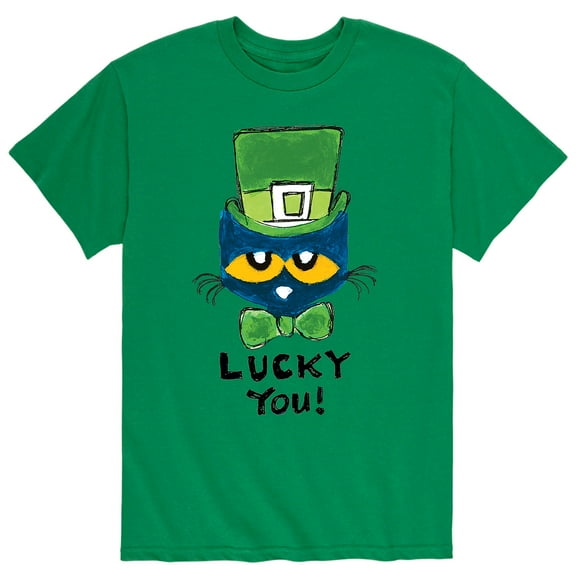 Pete The Cat - Lucky You - Men's Short Sleeve Graphic T-Shirt