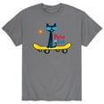 thumbnail image 1 of Pete The Cat - Magic Sunglasses Skateboard - Men's Short Sleeve Graphic T-Shirt, 1 of 5