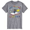 thumbnail image 1 of Pete The Cat - Meet Me At The Library - Men's Short Sleeve Graphic T-Shirt, 1 of 6