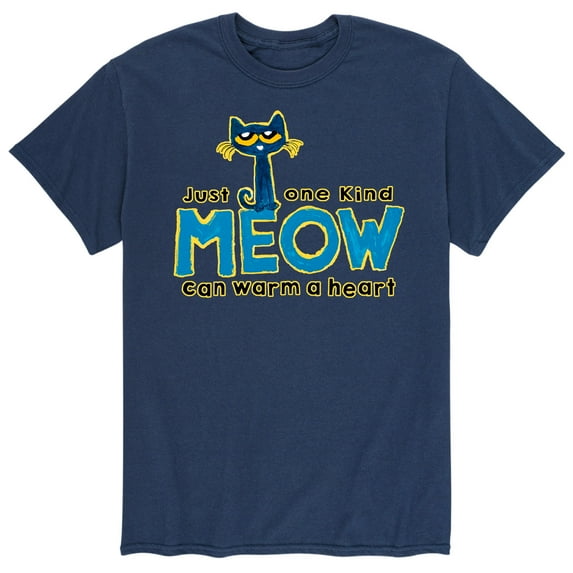 Pete The Cat - Meow - Men's Short Sleeve Graphic T-Shirt