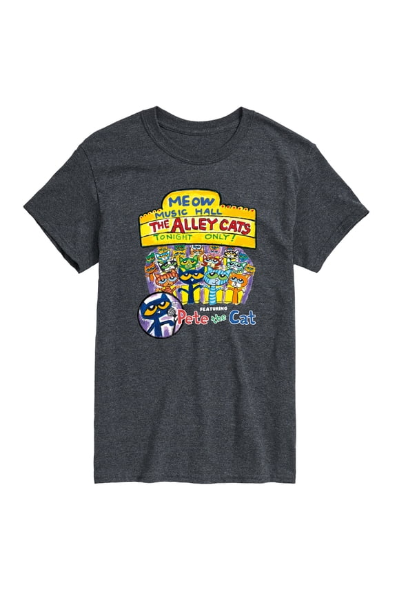 - Meow Music Hall - Men's Short Sleeve Graphic T-Shirt