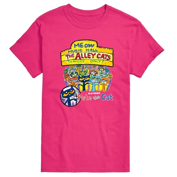 Pete The Cat - Meow Music Hall - Men's Short Sleeve Graphic T-Shirt