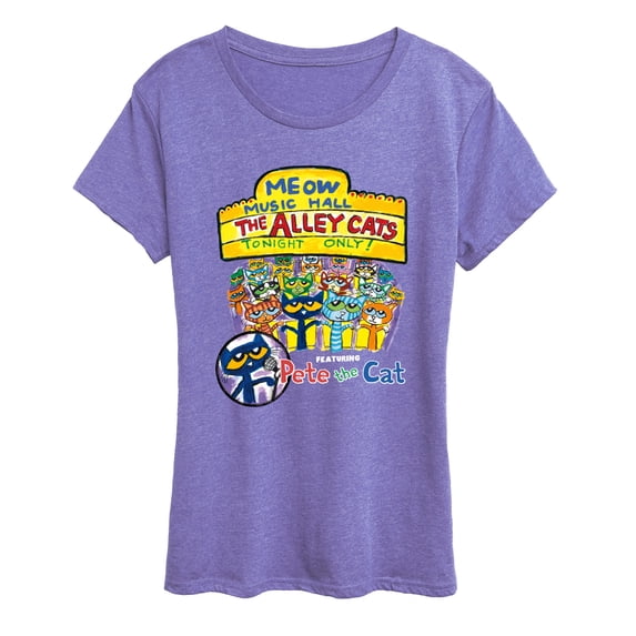 Pete The Cat - Meow Music Hall - Women's Short Sleeve Graphic T-Shirt