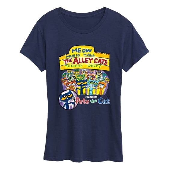 Pete The Cat - Meow Music Hall Short Sleeve Graphic T-Shirt