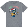 thumbnail image 1 of Pete The Cat - Meowy Christmas Pete With Guitar - Men's Short Sleeve Graphic T-Shirt, 1 of 5
