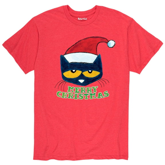 Pete The Cat - Merry Christmas - Men's Short Sleeve Graphic T-Shirt