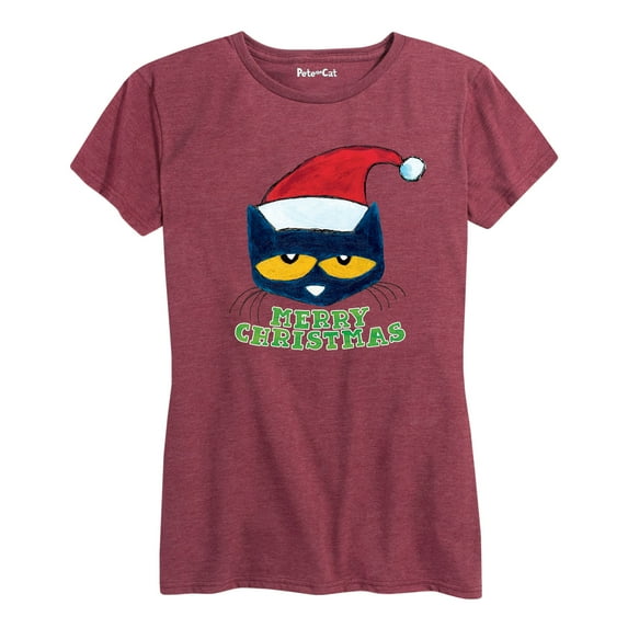 Pete The Cat - Merry Christmas - Women's Short Sleeve Graphic T-Shirt