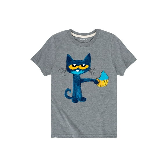 Pete The Cat - Messy Cupcake - Toddler Short Sleeve Graphic T-Shirt