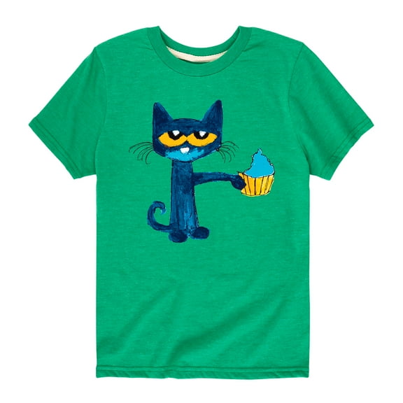 Pete The Cat - Messy Cupcake - Toddler Short Sleeve Graphic T-Shirt