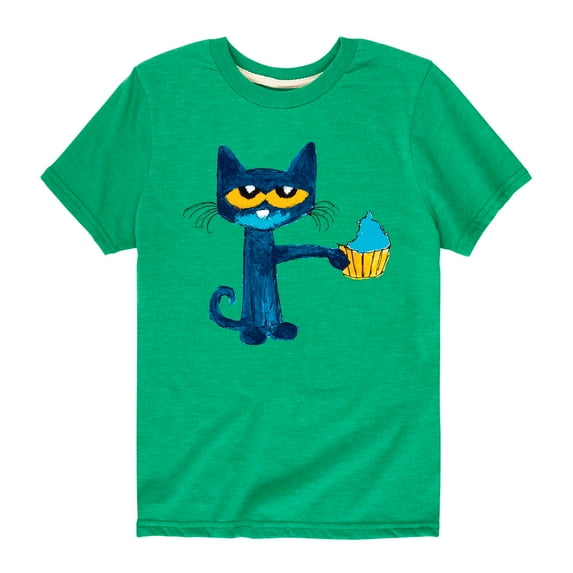 Pete The Cat - Messy Cupcake - Youth Short Sleeve Graphic T-Shirt